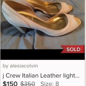 J Crew Italian Leather shoes